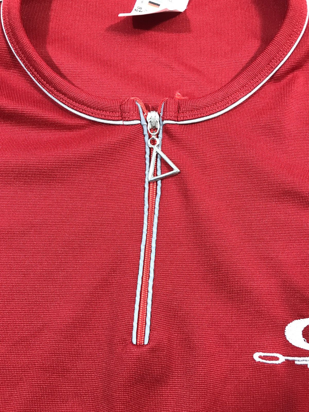 Oakley × Vintage Oakley Vintage 1/4 Zip T Shirt Size US XL / EU 56 / 4 - 4 Thumbnail