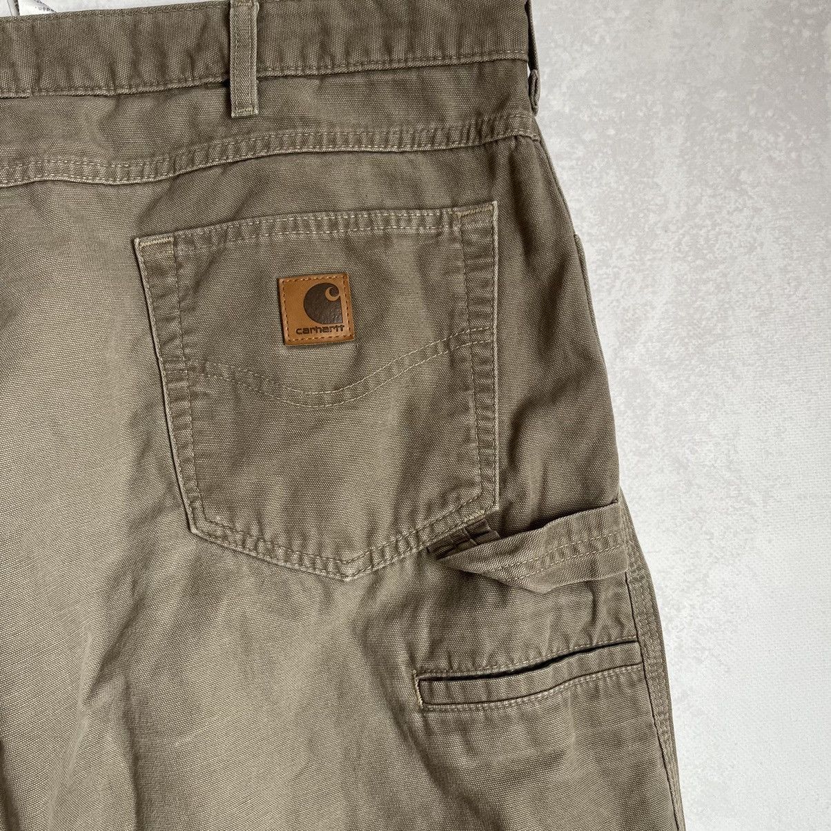 Carhartt × Vintage Vintage Carhartt fadded baggy work wear carpenter pants Size US 40 / EU 56 - 10 Thumbnail