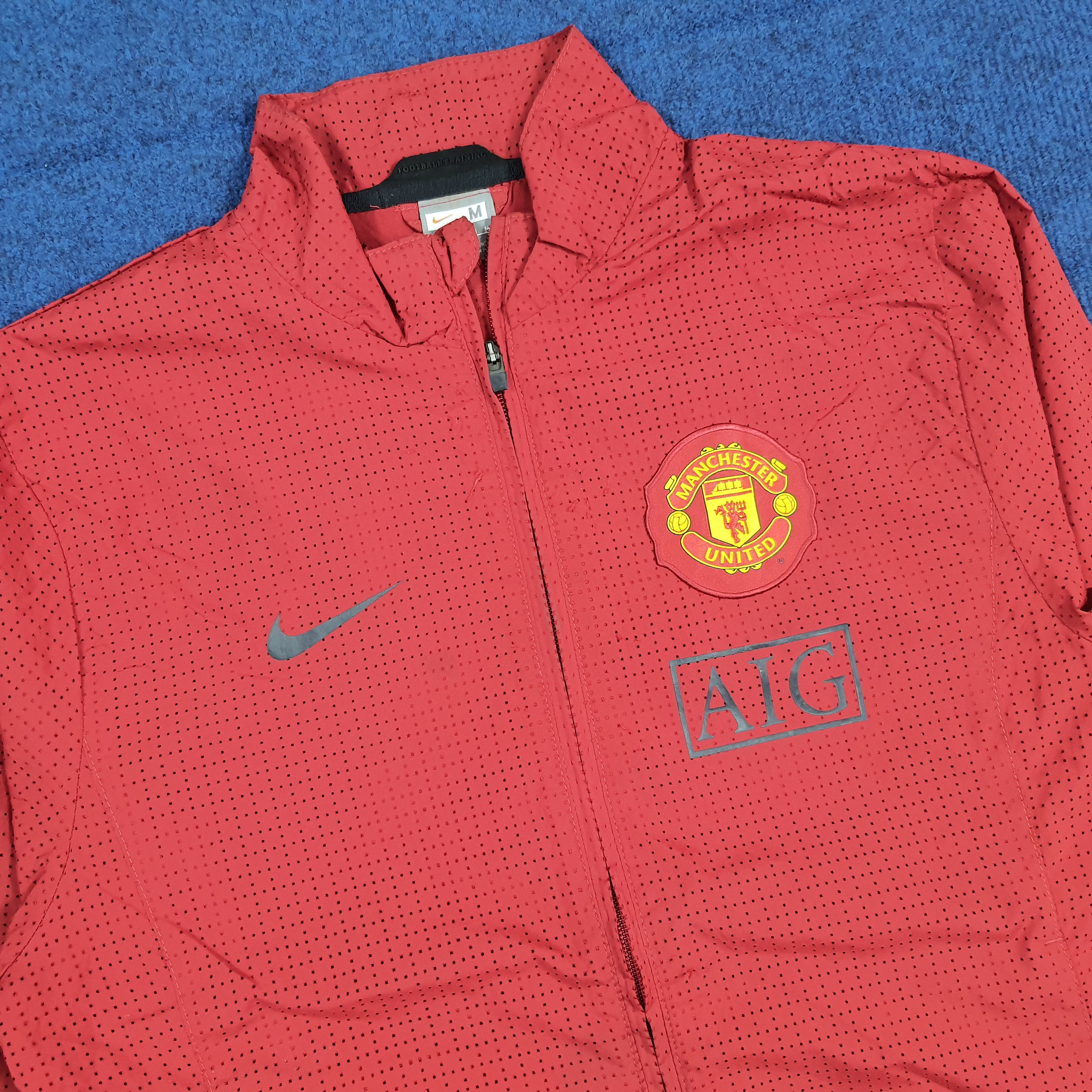 Nike Y2K Manchester United Nike AIG Training Shell Jacket C302N15 Size US S / EU 44-46 / 1 - 2 Thumbnail