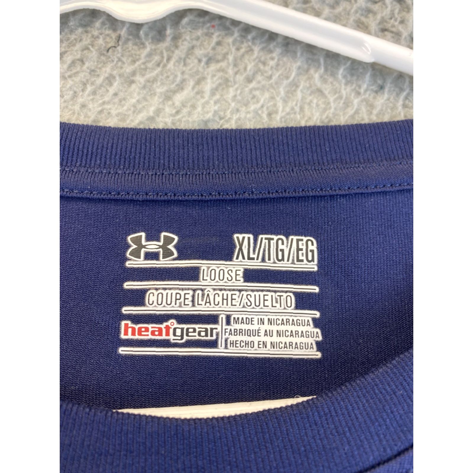 Under Armour Under Armour HeatGear T-Shirt XL Blue Short Sleeve Mens Size US XL / EU 56 / 4 - 3 Thumbnail