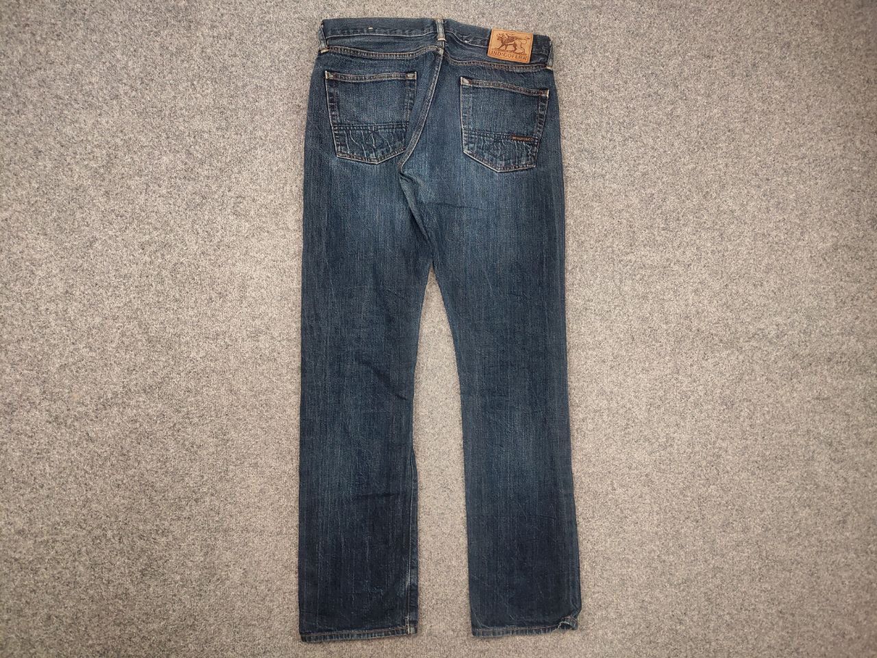 Indigofera Indigofera Vintage Selvedge Distressed Japan Denim Jeans Size US 34 / EU 50 - 7 Thumbnail