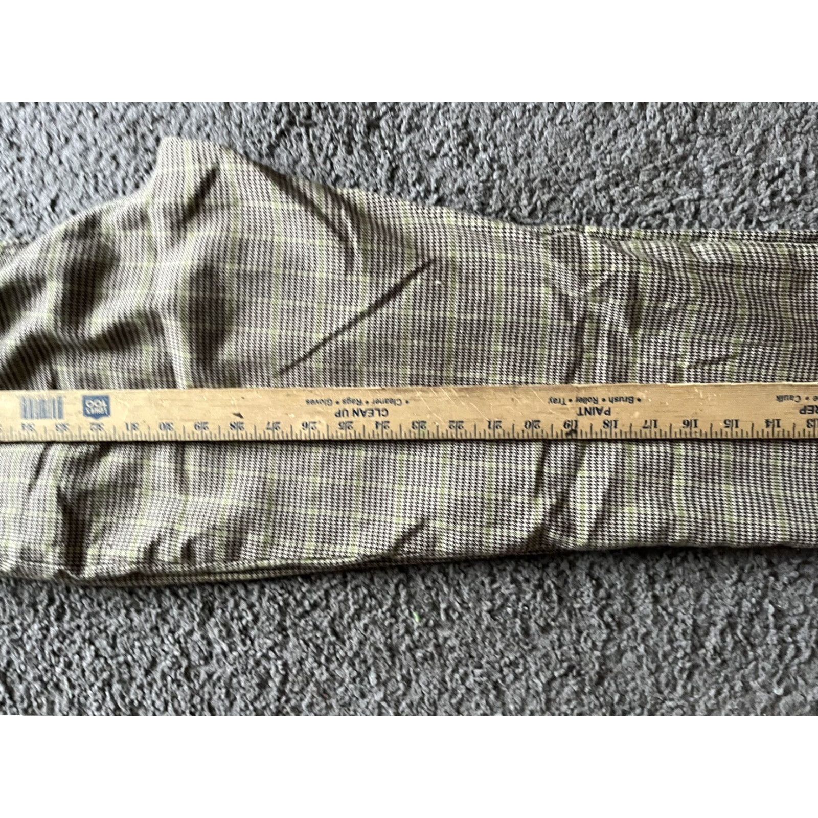 Express VINTAGE Compagnie Internationale Express Pants Womens 7/8 Brown Herringbone 1990s Tailored Business Size 28" / US 6 / IT 42 - 7 Thumbnail