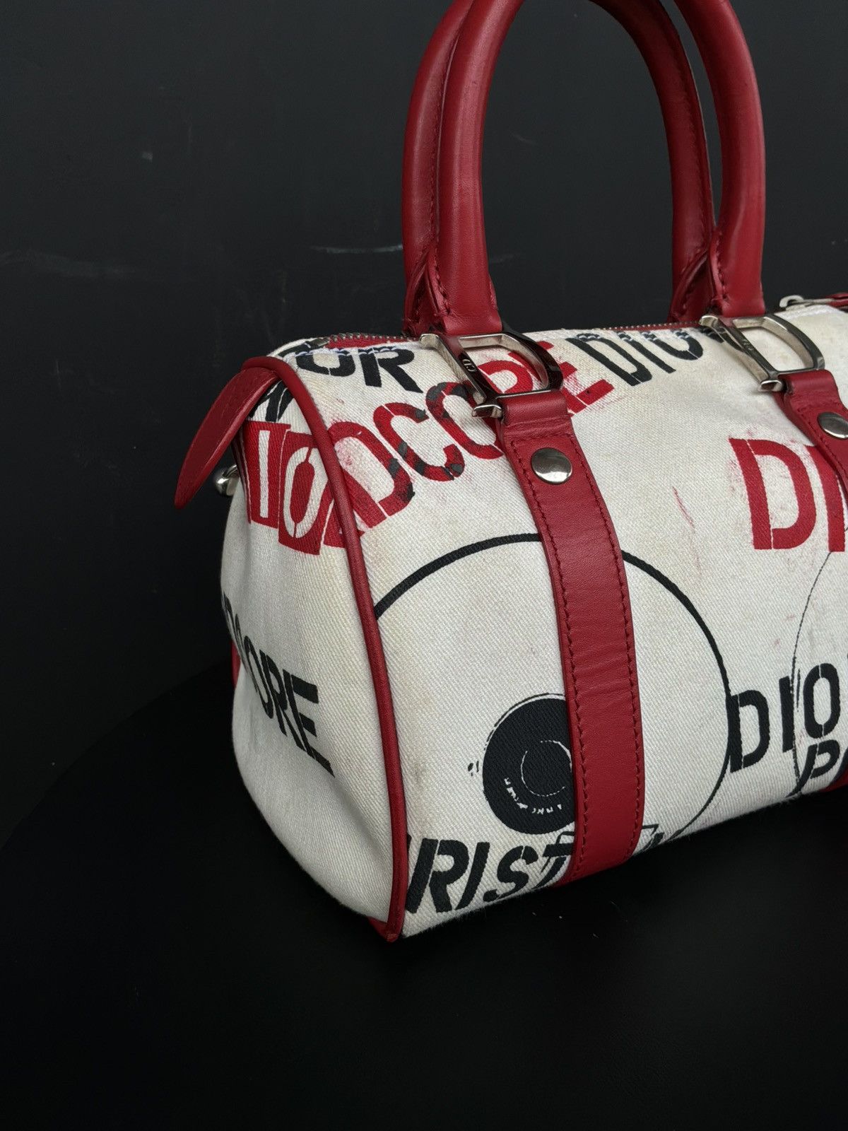 Dior Dior - Galliano Era - Hardcore Poison Pierced Boston Bag Size ONE SIZE - 12 Thumbnail