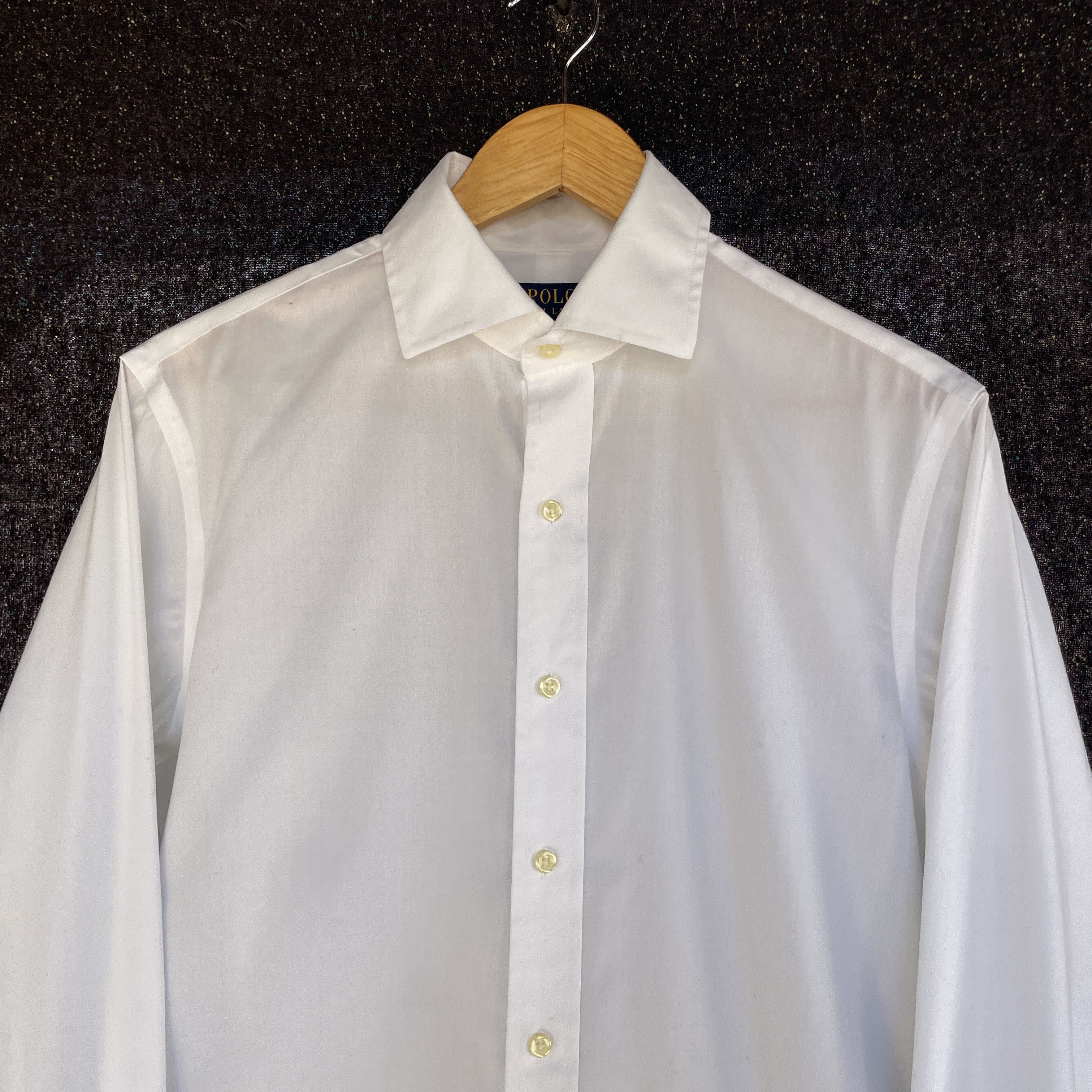 Polo Ralph Lauren Polo Ralph Lauren Poplin Easy Care Cufflinks Dress Shirt Size 38R - 3 Thumbnail