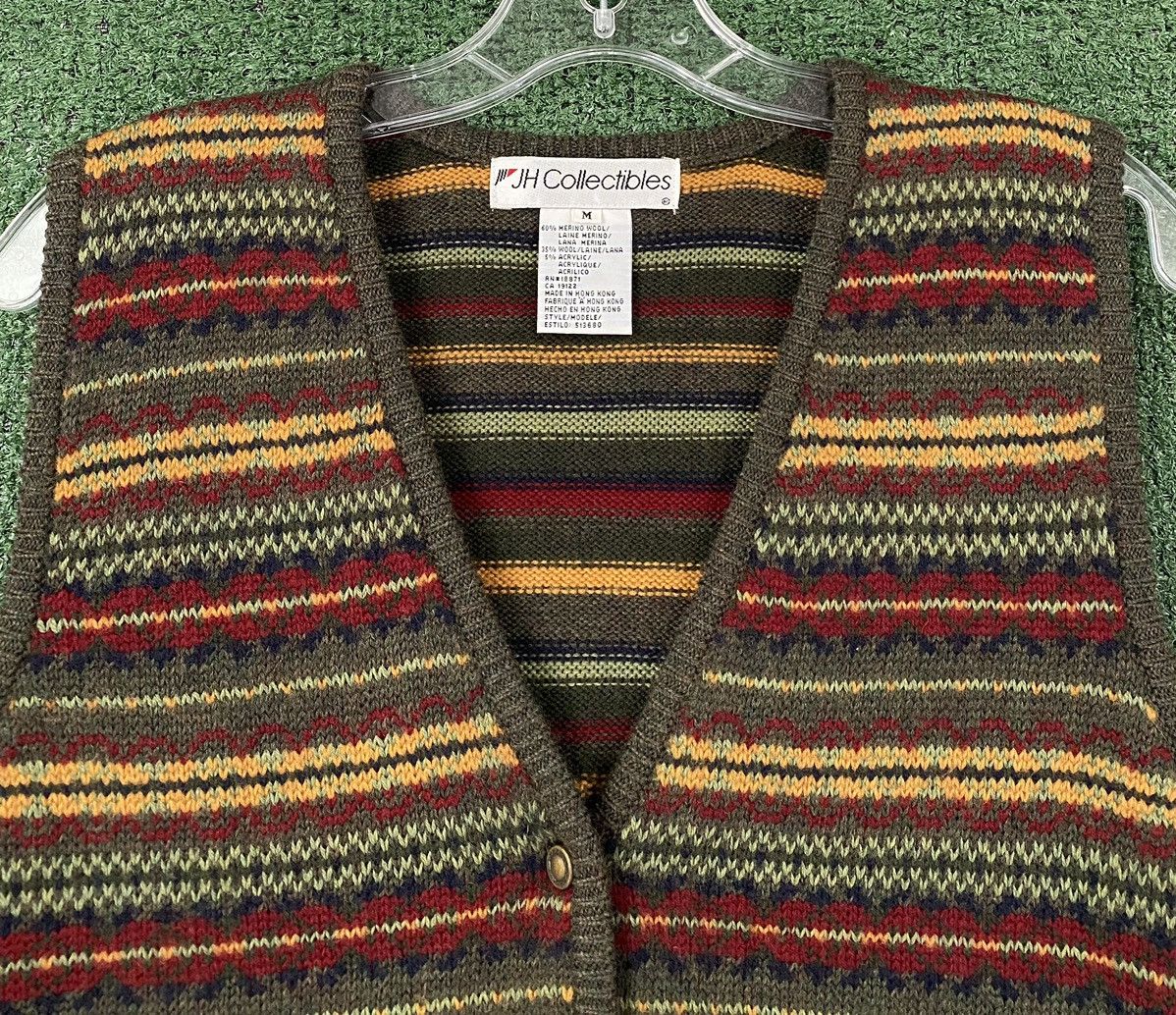 Other VTG 90’s JH Collectibles Wool Blend Sweater Vest Medium Size M / US 6-8 / IT 42-44 - 2 Thumbnail