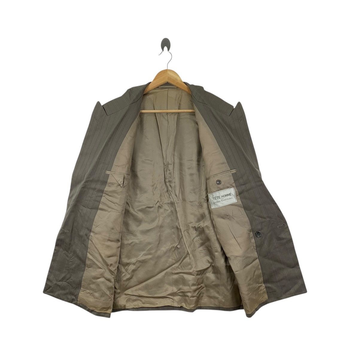 Issey Miyake Vintage ISSEY MIYAKE TETE HOMME Katoh Kazutaka Blazer Coat Size 34S - 6 Thumbnail