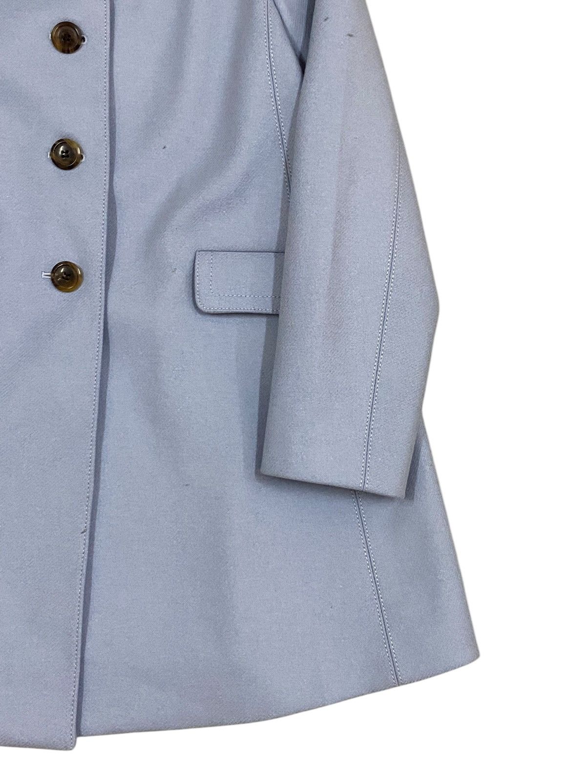 Tomorrowland Light Blue Wool & Cashmere Coat - Tomorrowland Collection Size S / US 4 / IT 40 - 4 Thumbnail