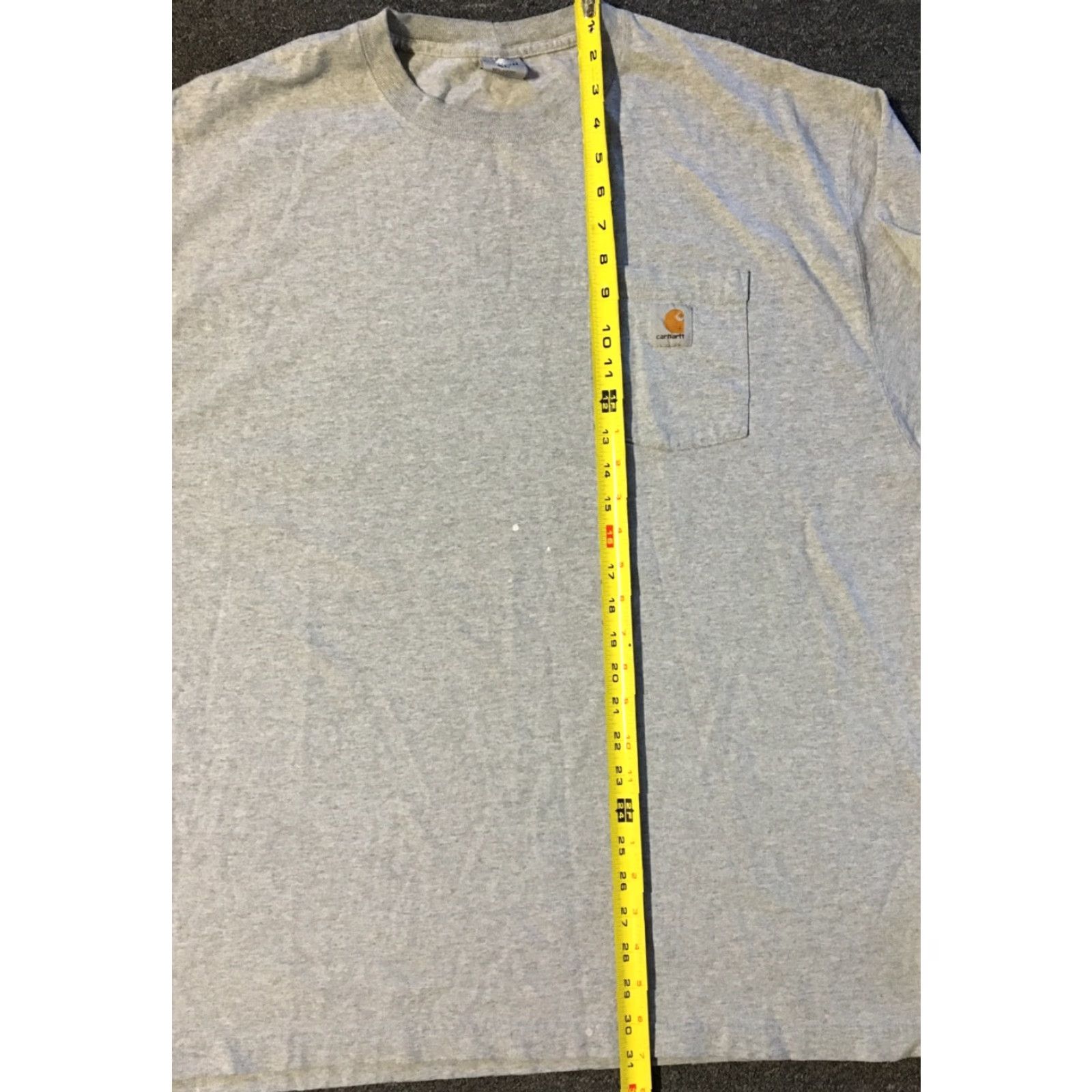 Carhartt VINTAGE Carhartt Shirt XL Gray Long Sleeve Pocket 90s Grunge Punk Surf Motorcycle Biker Distressed Size US XL / EU 56 / 4 - 7 Thumbnail