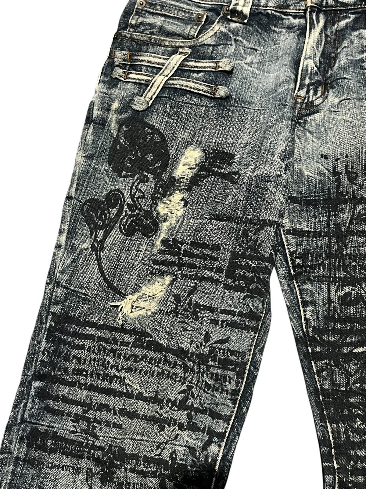 semanticdesign Semantic Design Peotic Punk Flare Jean Size US 32 / EU 48 - 4 Thumbnail