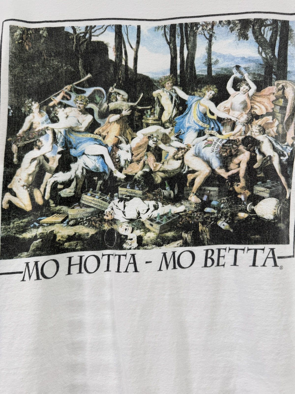 Vintage Vintage 90s Mo Hotta Mo betta Adult Art Parody Shirt Size US L / EU 52-54 / 3 - 4 Thumbnail