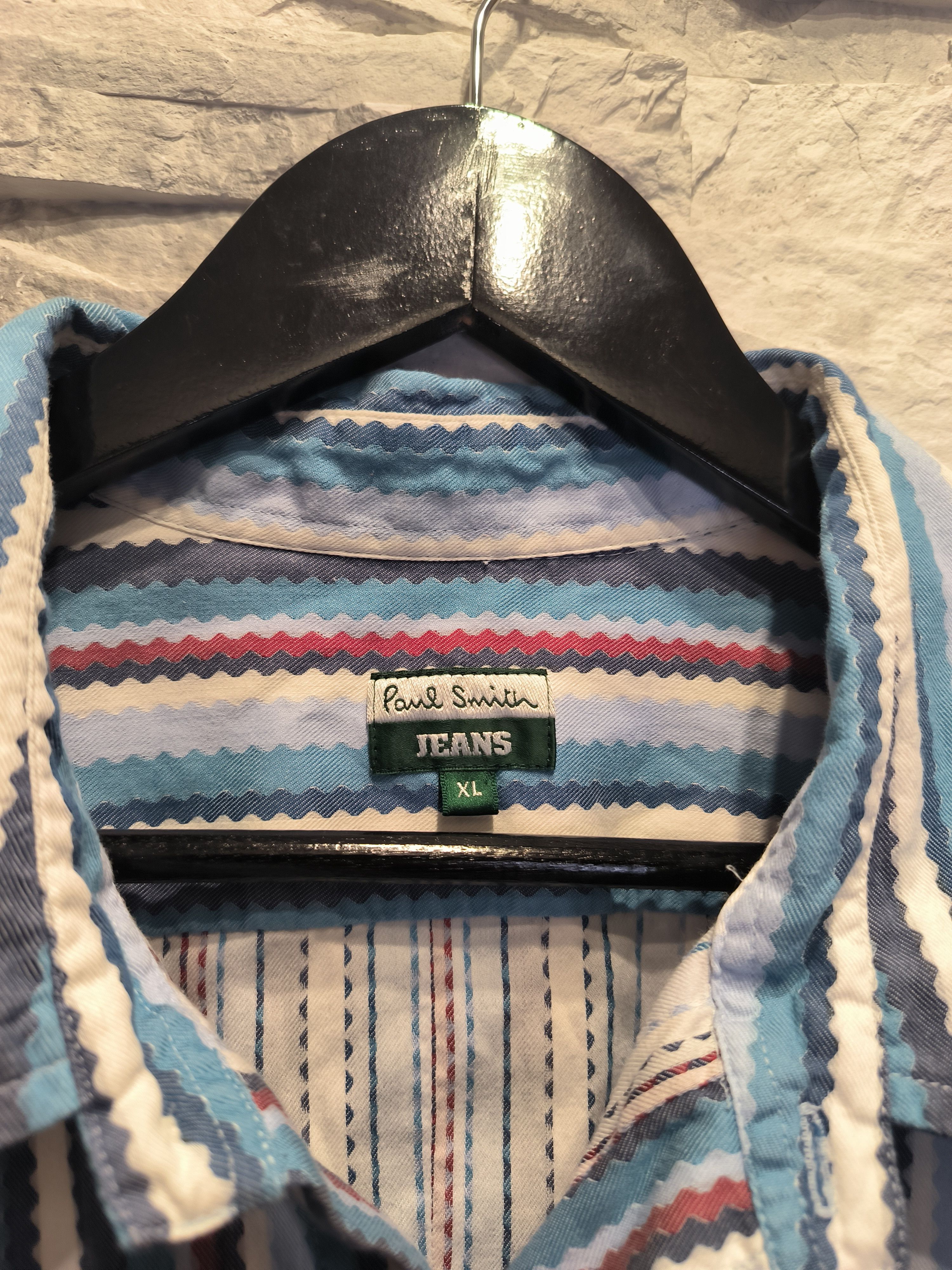 Paul Smith Paul Smith Jeans Multicolor Shirt Button-Up Striped Size US L / EU 52-54 / 3 - 4 Thumbnail