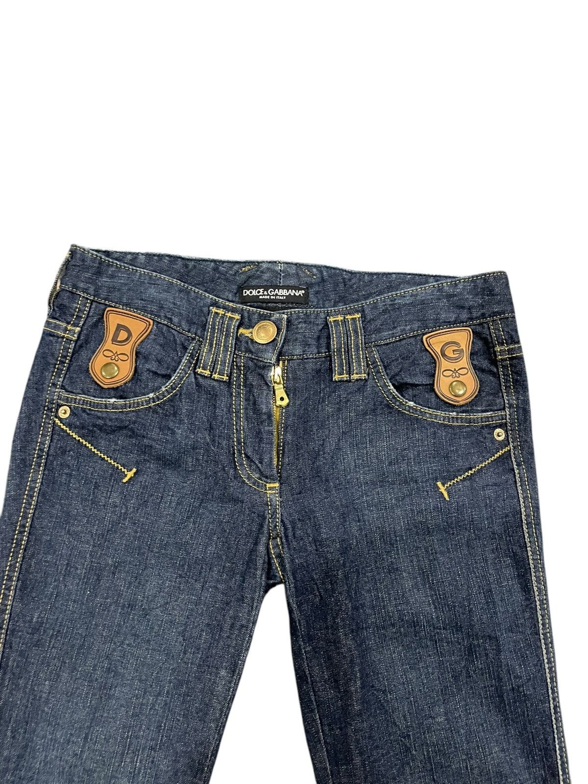 Designer × Dolce & Gabbana Dolce & Gabbana Capri Jeans Size 29" - 5 Thumbnail