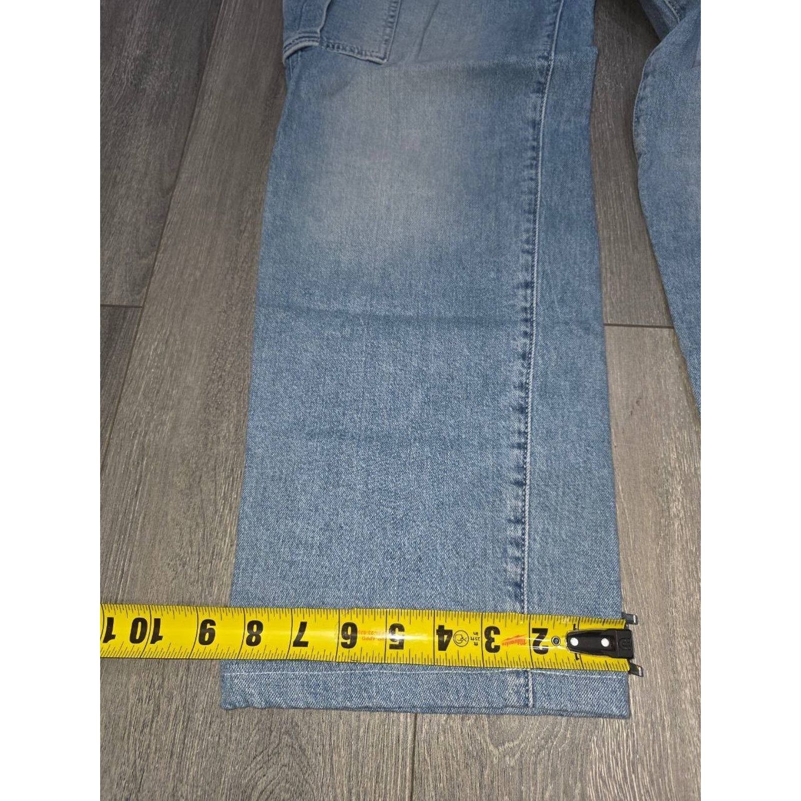 Gap GAP 90's Loose Mid Rise 24 Wide Leg Blue Denim A003268 Size 24" / US 00 / IT 34 - 5 Thumbnail
