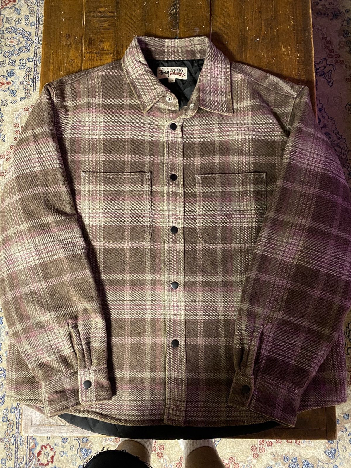 Stussy Stussy Heavy Washed Plaid Shirt Size US XL / EU 56 / 4 - 1 Thumbnail