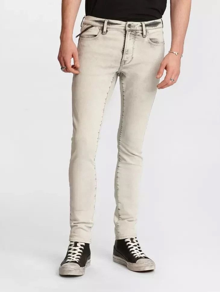 John Varvatos Matchstick Skinny-Jean With Zip Coin Pocket