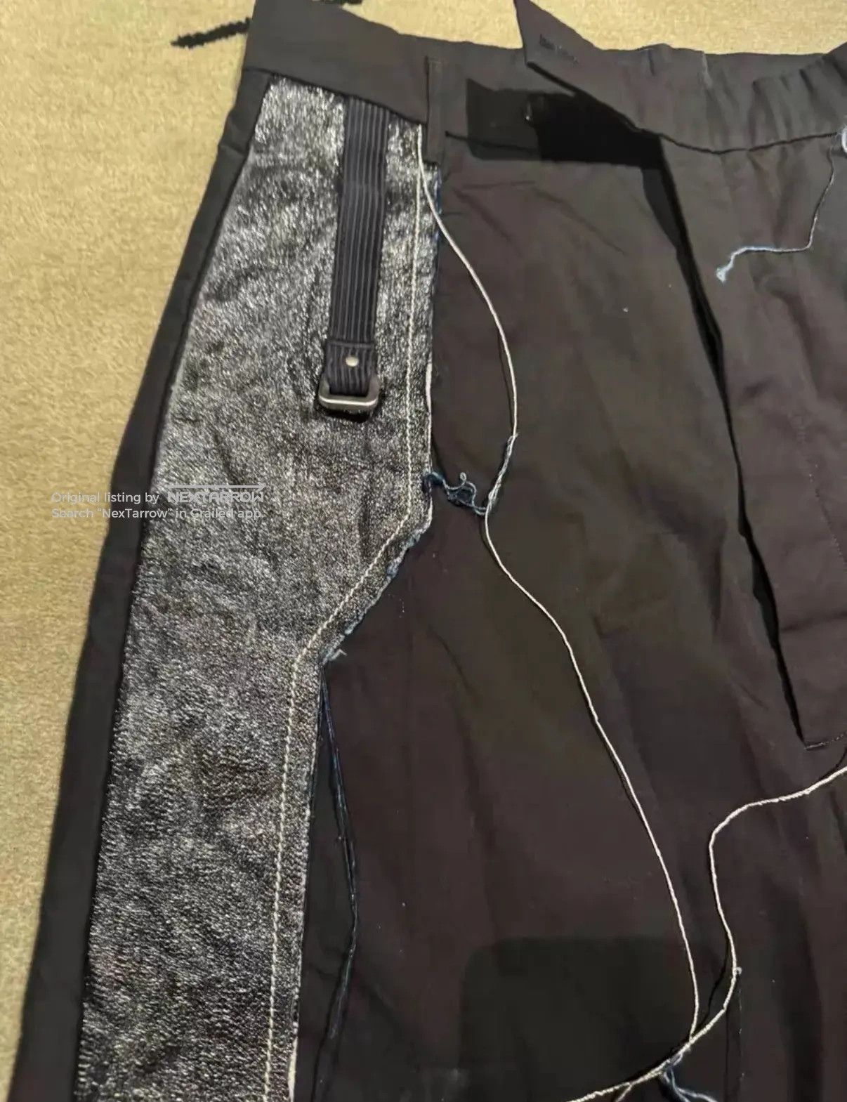 Rick Owens Rick Owens SS19 Babel Pusher Pants fringe denim Size US 32 / EU 48 - 4 Thumbnail
