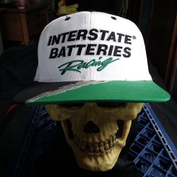 NASCAR Vintage Interstate Batteries Racing Bobby Labonte NASCAR Hat Size ONE SIZE - 1 Thumbnail