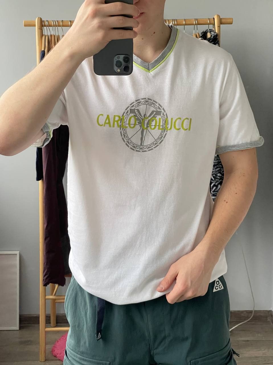 Carlo Colucci × Vintage Carlo Colucci Donnay big logo T-shirt white Size US M / EU 48-50 / 2 - 1 Thumbnail