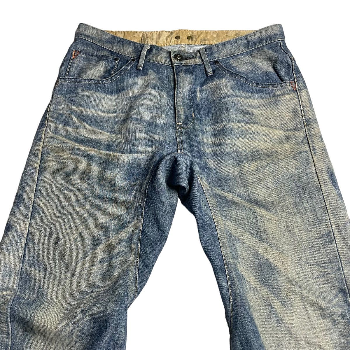 Edwin 🇯🇵 VINTAGE EDWIN 503 E-FUNCTION WASHED J CURVE DENIM PANTS Size US 32 / EU 48 - 3 Thumbnail