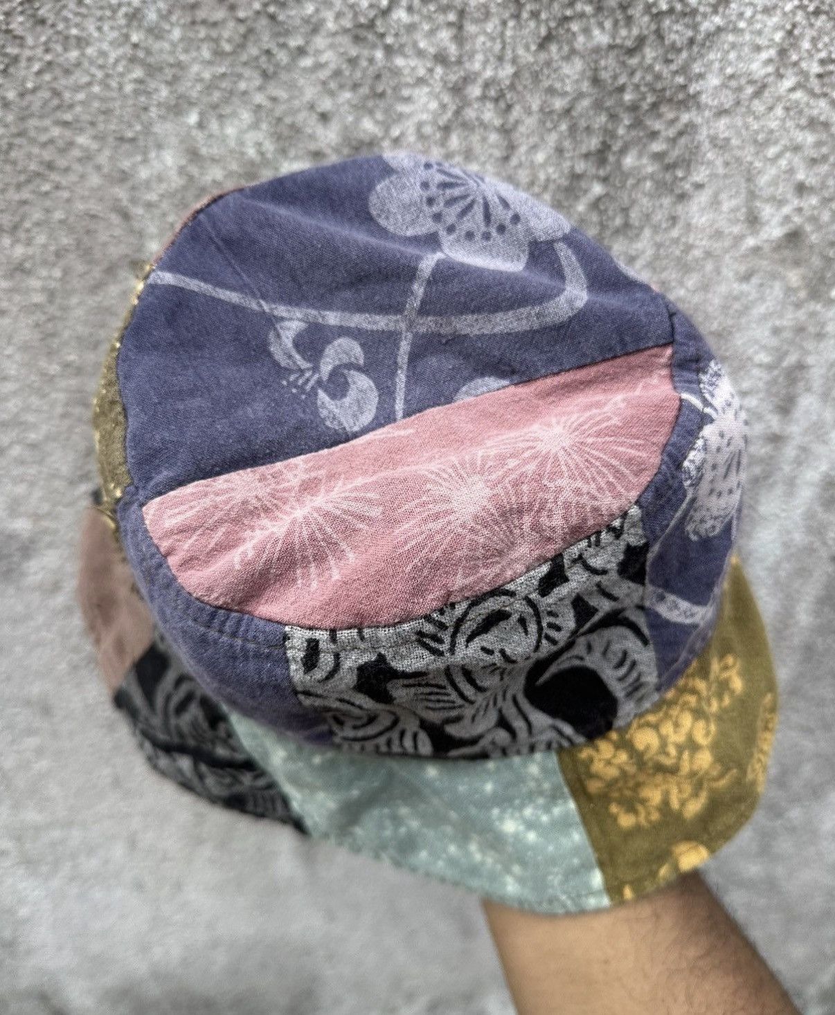 Japanese Brand VTG Patchwork Style Kapital Hat Size ONE SIZE - 5 Thumbnail