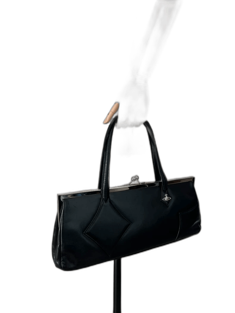 Vivienne Westwood Vivienne Westwood Black Clutch Handbag Size ONE SIZE - 1 Thumbnail