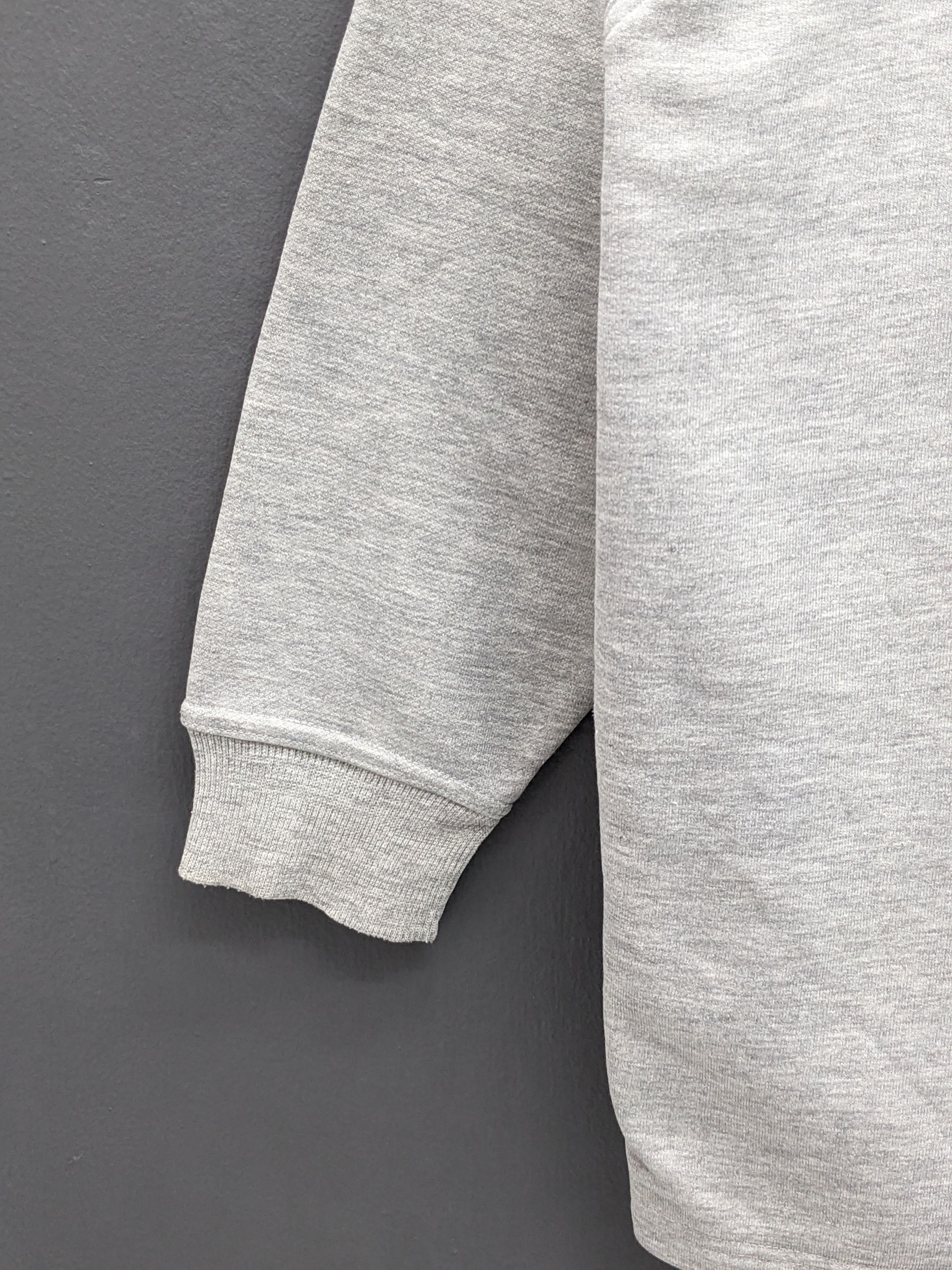 Pro-Keds Vintage PRO-KEDS Gray Speckled 1/4 Zip Mock Neck Sweatshirt Size US L / EU 52-54 / 3 - 5 Thumbnail