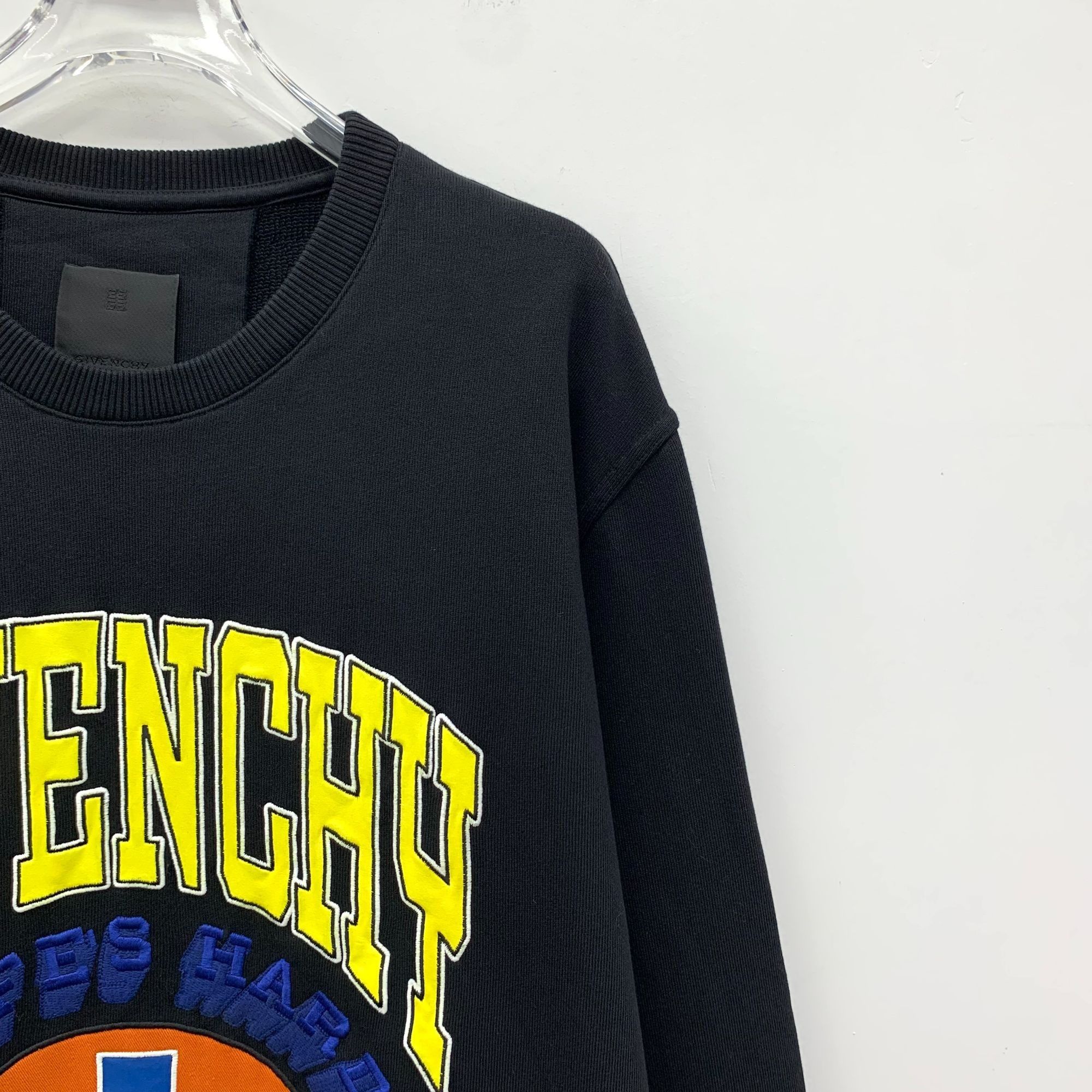 Givenchy GIVENCHY X BSTROY Black Cotton Sweatshirt With Yellow Logo P Size S / US 4 / IT 40 - 6 Thumbnail