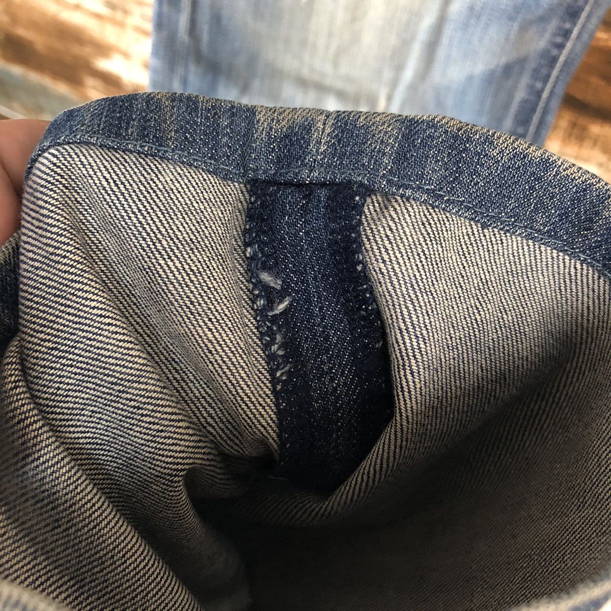 Burberry DLL Burberry Blue Distressed Denim Pants #C252 Size US 29 - 11 Thumbnail
