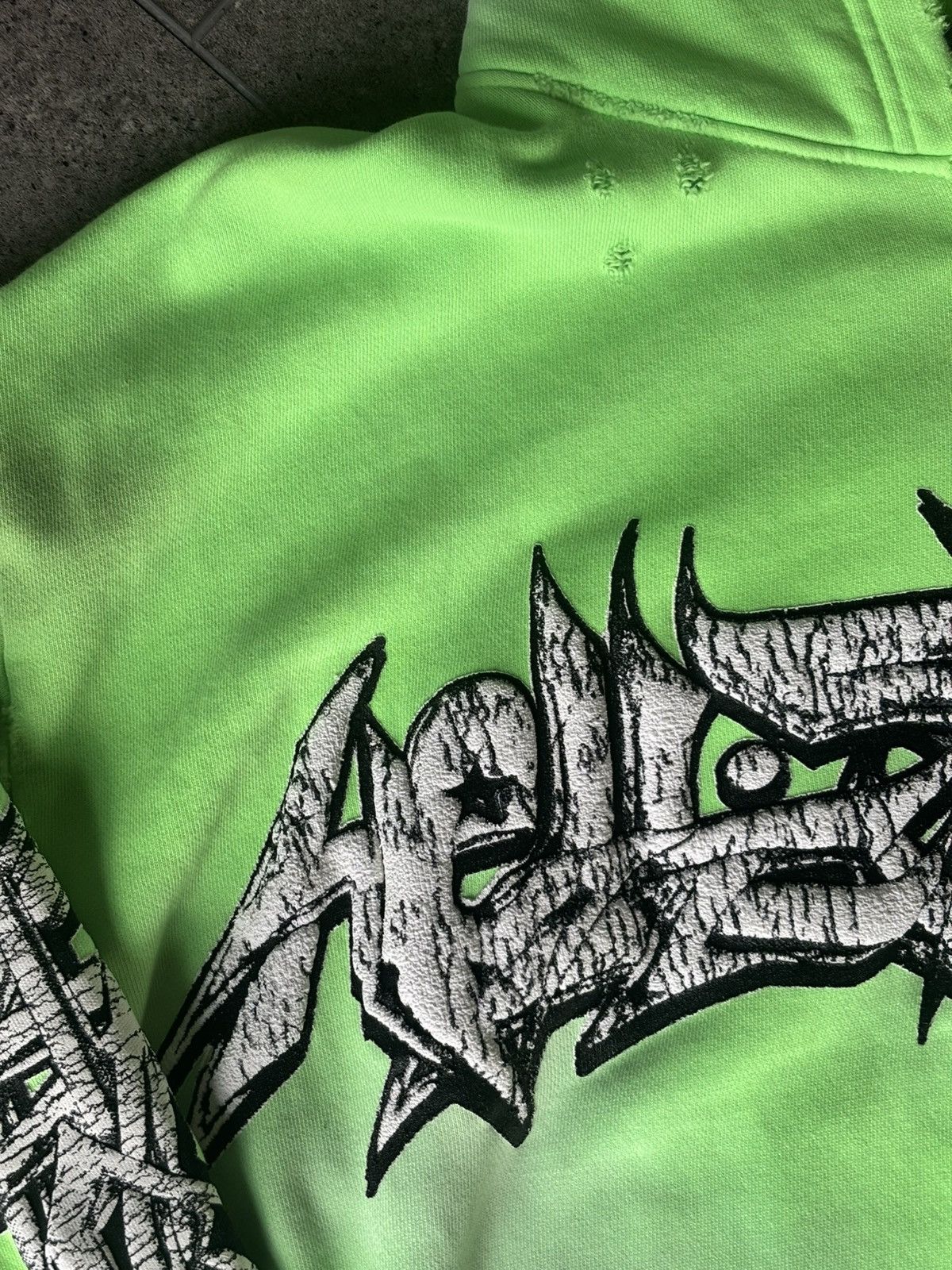HELLSTAR HELLSTAR HOODIE GRAFFITI ZIP UP LIME GREEN SIZE M Size US M / EU 48-50 / 2 - 7 Thumbnail