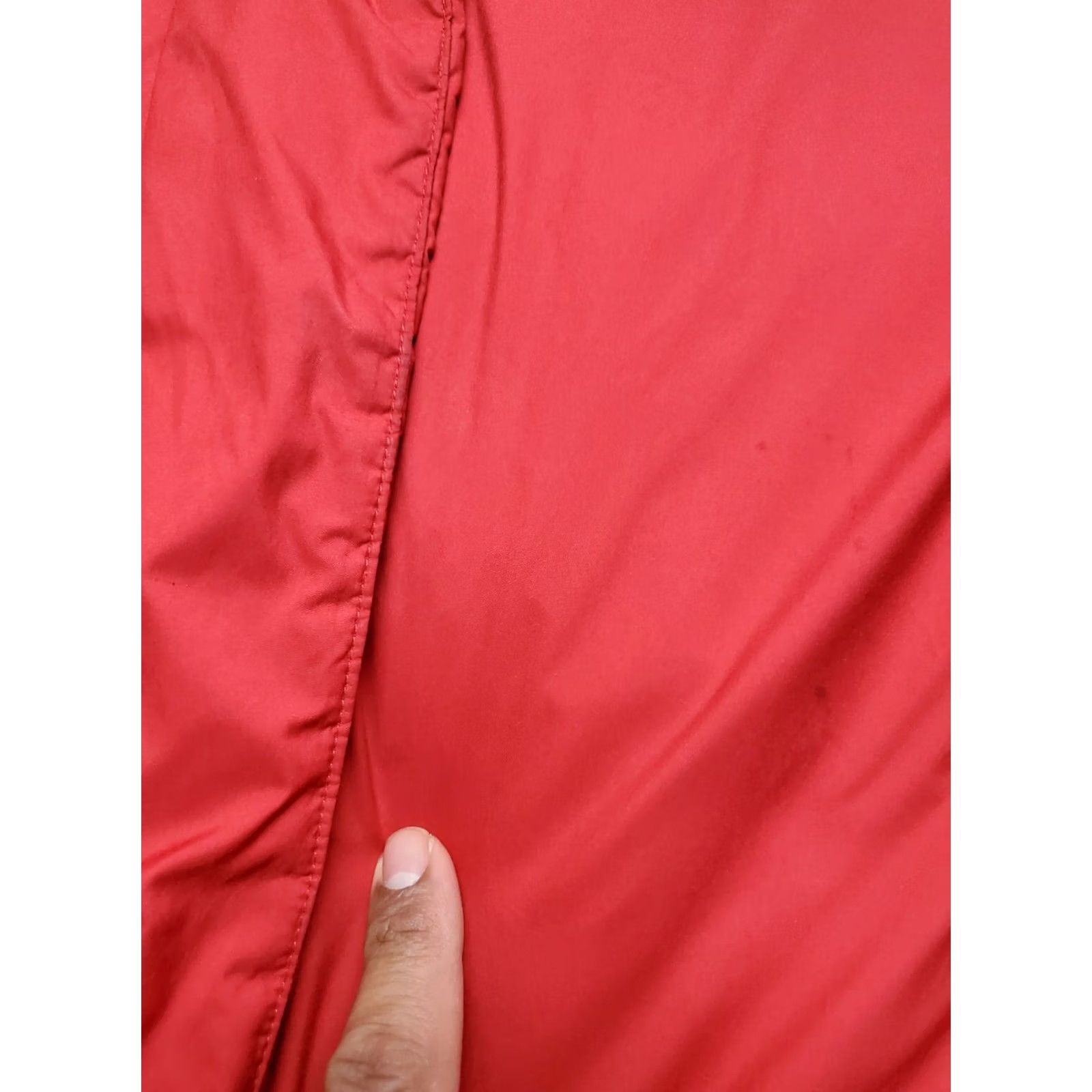 Nike VINTAGE Nike Trench Coat Womens Red Puffer Reflective Full Zip Snap Y2K Jacket Coat Long Sleeve XS/S Regular Mens, Womens Size S / US 4 / IT 40 - 7 Thumbnail