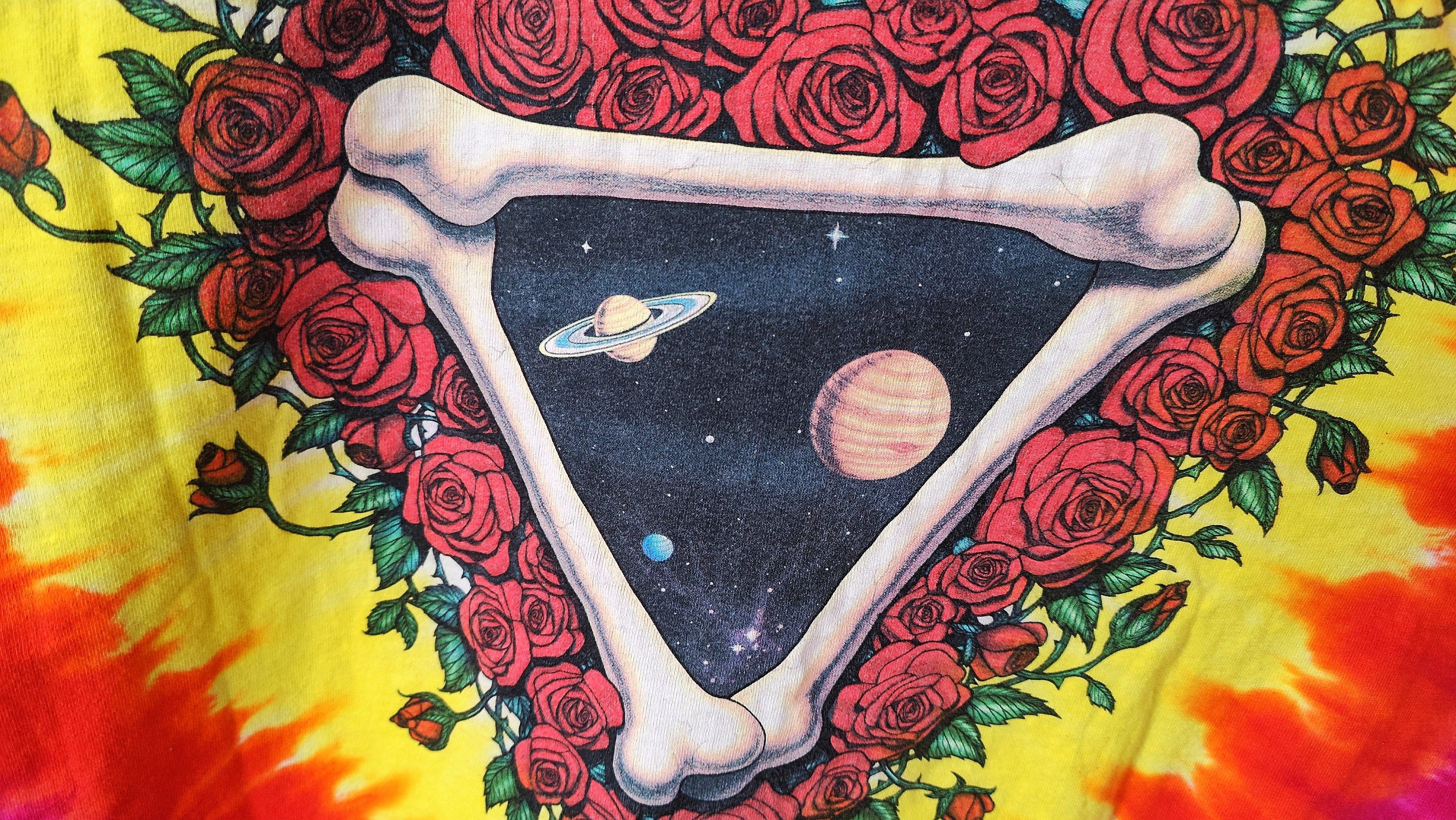 Band Tees Grateful Dead 1992 Space Your Face RARE Vintage 90s Tshirt Size US XL / EU 56 / 4 - 6 Thumbnail