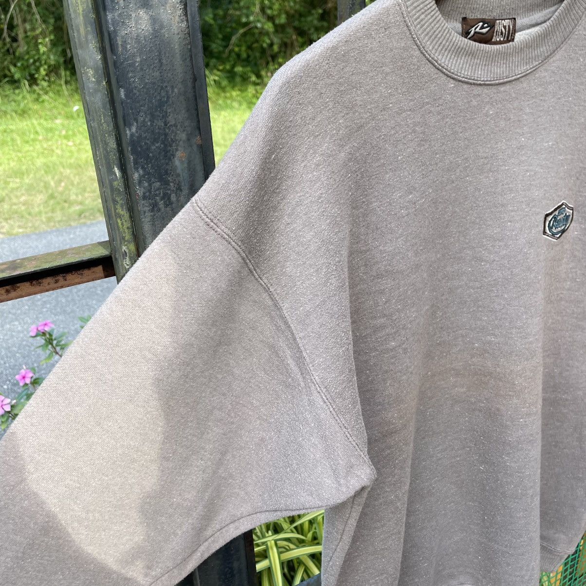 Rusty 🔥Vintage 90s Rusty Mini Logo Surf Skate Sweatshirts Size US M / EU 48-50 / 2 - 6 Thumbnail