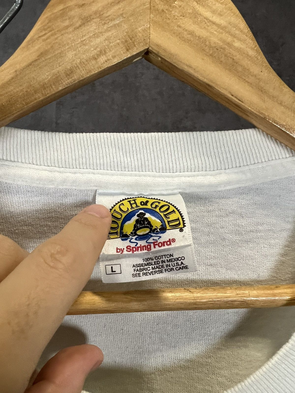 Vintage Hollywood made in USA vintage other tee Size US XL / EU 56 / 4 - 4 Thumbnail