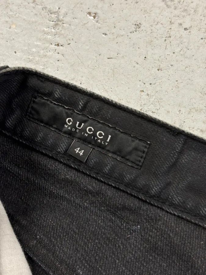 Gucci SS2007 Gucci Black Denim Contemporary Jeans Size US 30 / EU 46 - 10 Thumbnail