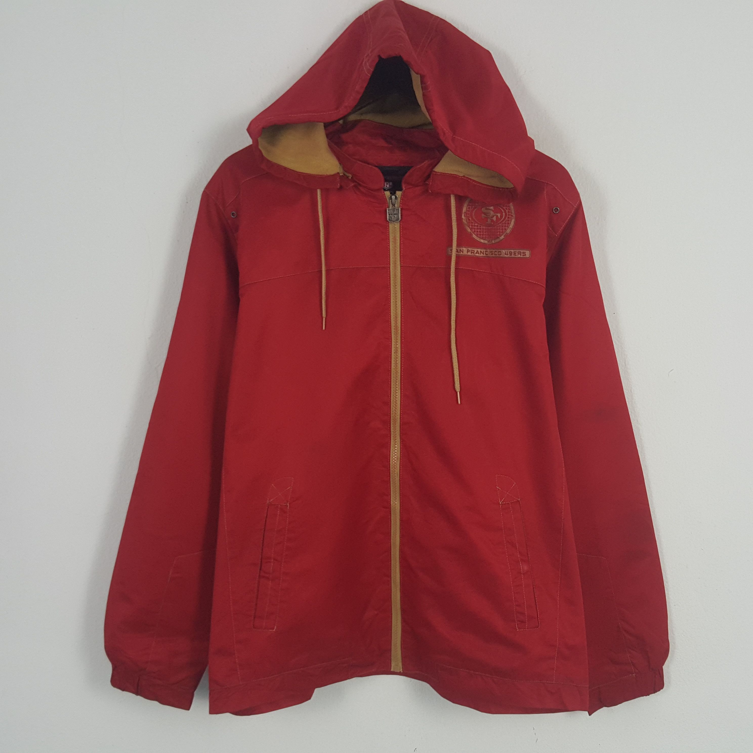 NFL × Vintage Vintage San Francisco 49ERS Zipper Winter Jacket Size US L / EU 52-54 / 3 - 3 Thumbnail