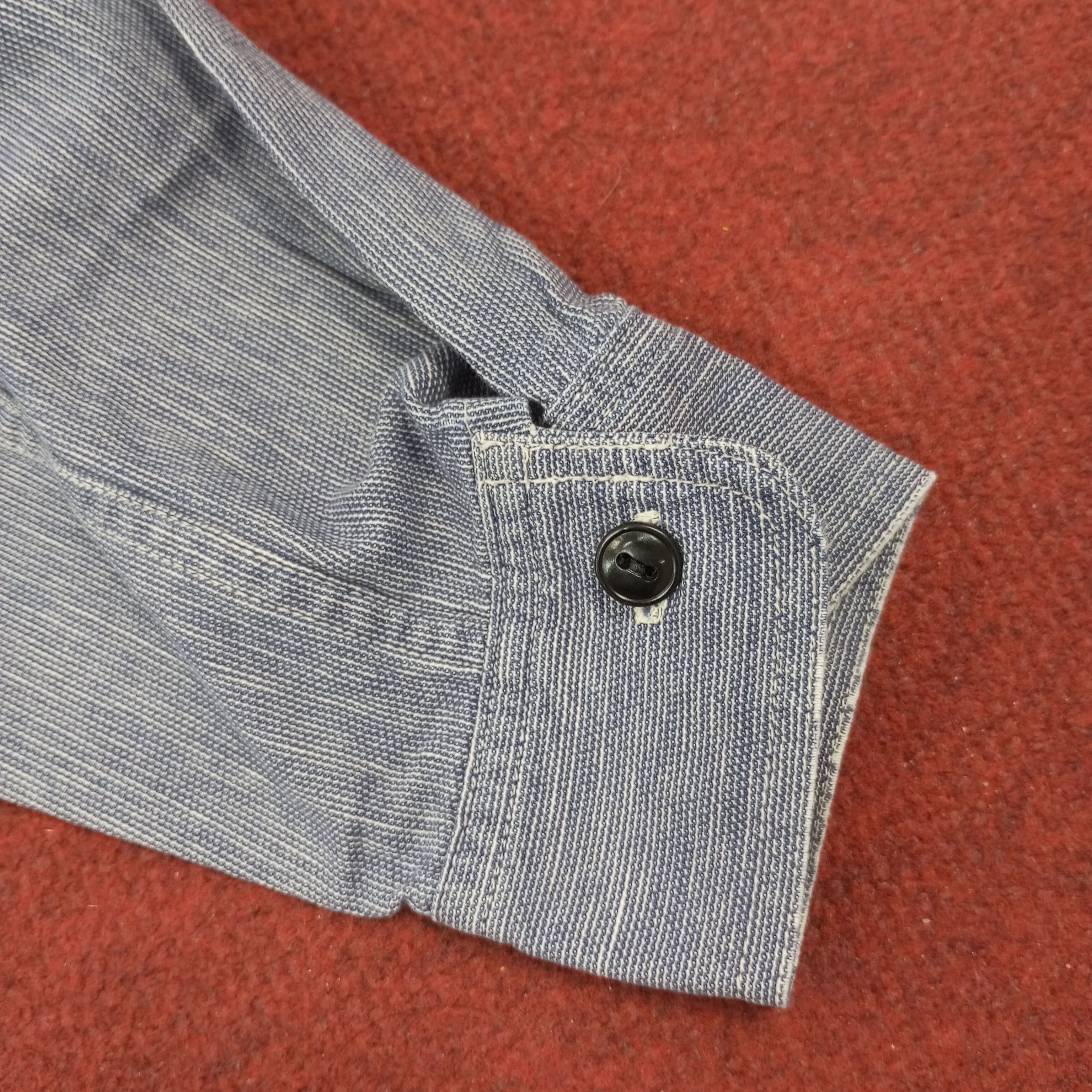 Japanese Brand × Sugar Cane × Vintage Sugar Cane Japanese Brand Half Zipper Shirt Style Size US L / EU 52-54 / 3 - 6 Thumbnail