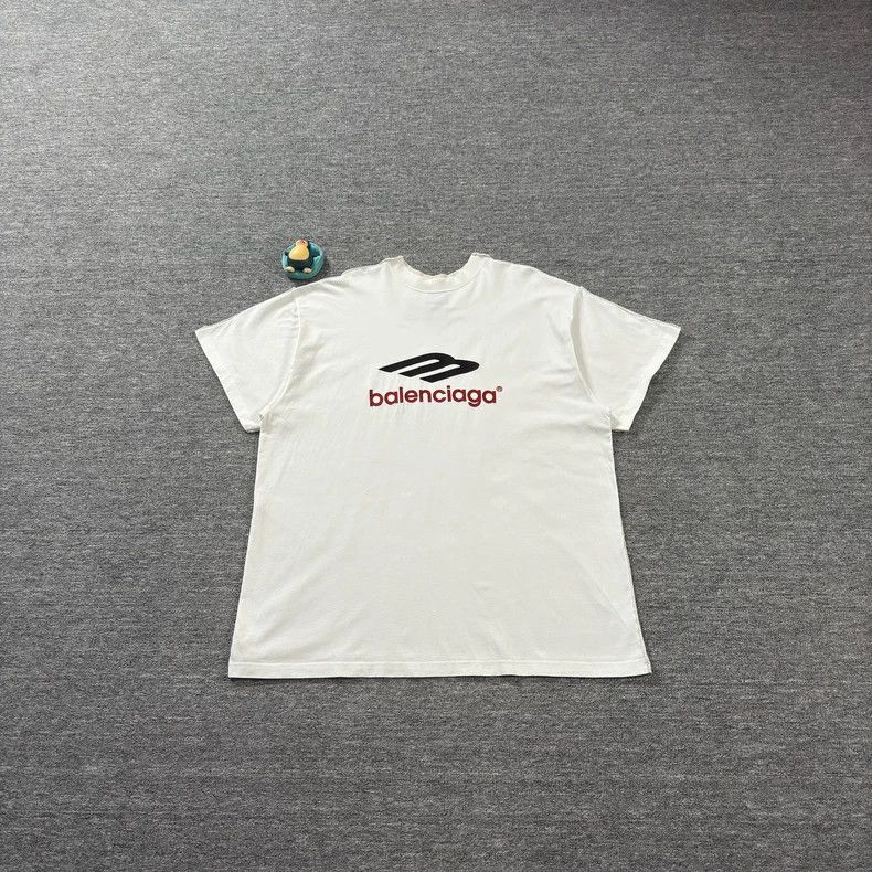 Balenciaga Balenciaga Patchwork fashion telephone short-sleeve Size US L / EU 52-54 / 3 - 8 Thumbnail