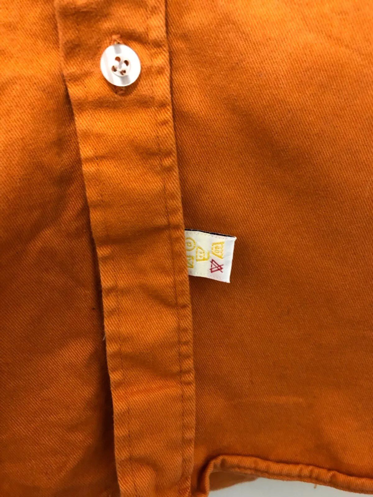 Polo Ralph Lauren Polo Ralph Lauren Vintage Orange Shirt Size US L / EU 52-54 / 3 - 7 Thumbnail