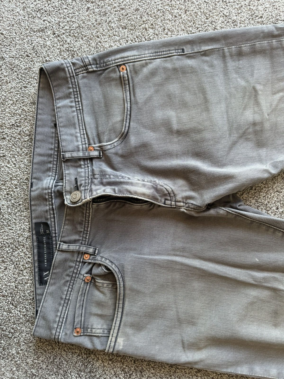Armani Exchange Armani Exchange grey denim Size US 31 - 3 Thumbnail