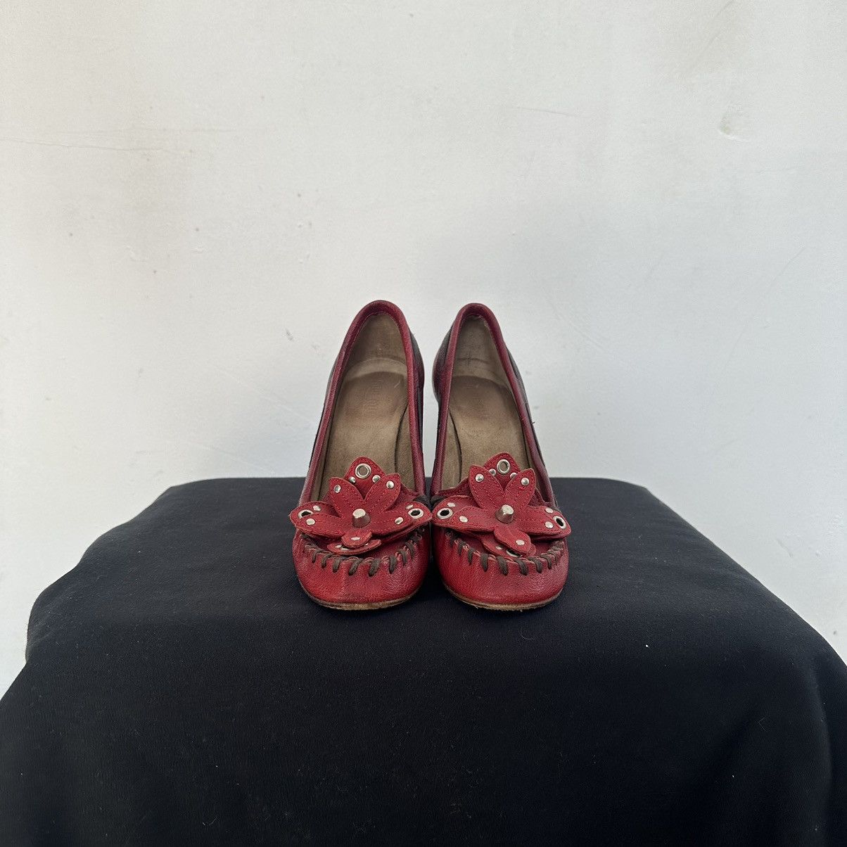 Miu Miu RARE MIU MIU archive ITALY BY PRADA HEELS Size US 6.5 / IT 36.5 - 3 Thumbnail