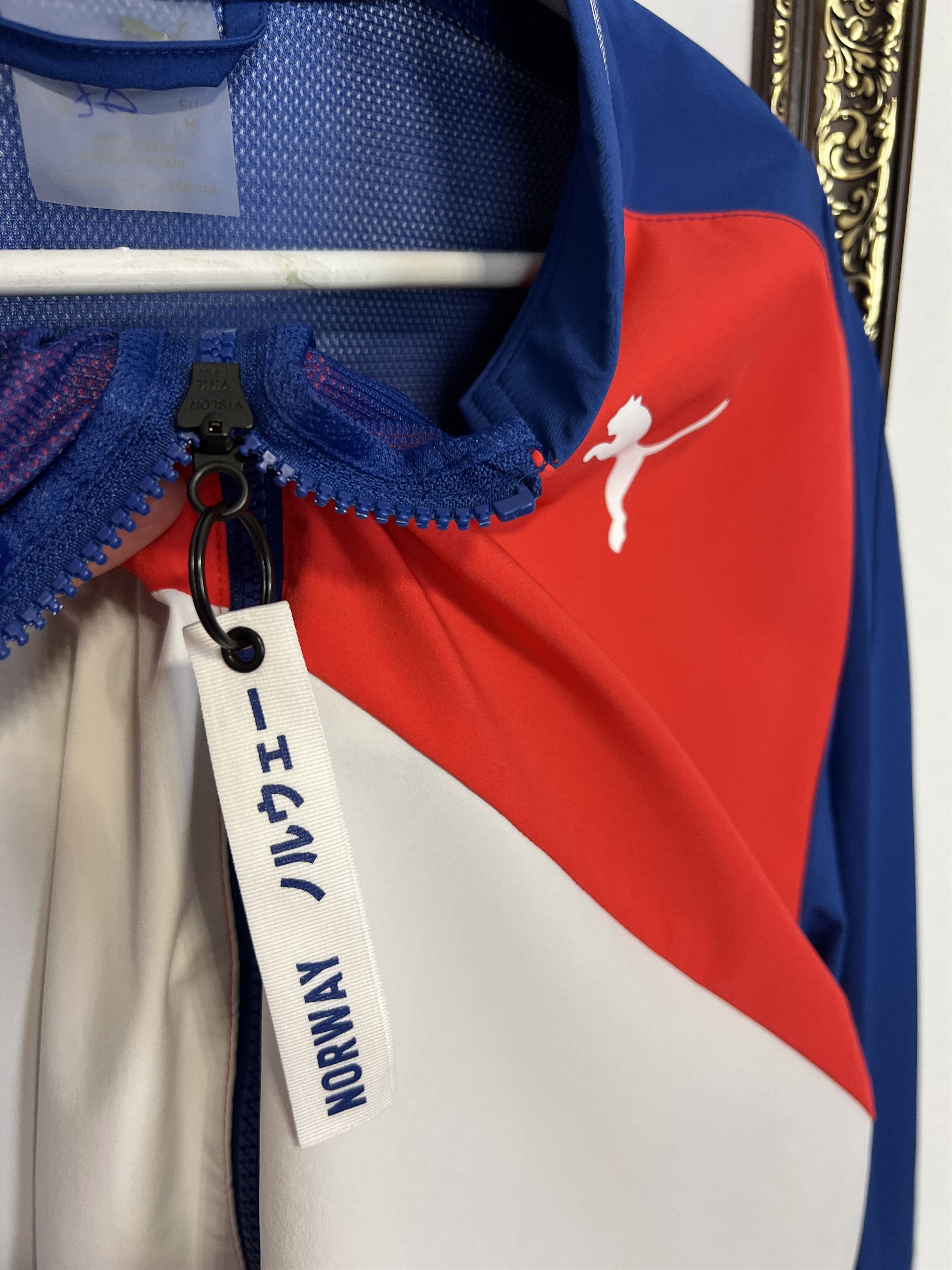 Puma Norway Tokyo 2020 Olympics Lightweight Jacket Track Top Rare Size US M / EU 48-50 / 2 - 4 Thumbnail