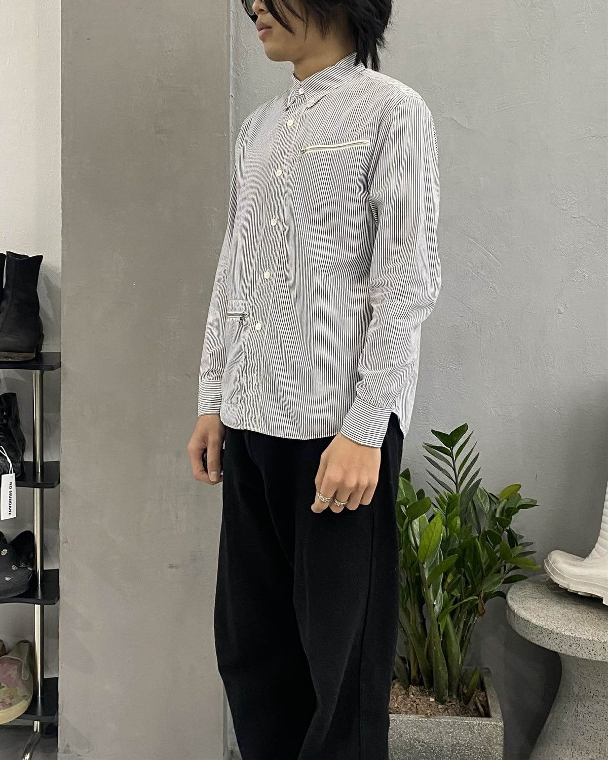 Visvim Visvim Cubism Striped Shirt Size US S / EU 44-46 / 1 - 2 Thumbnail