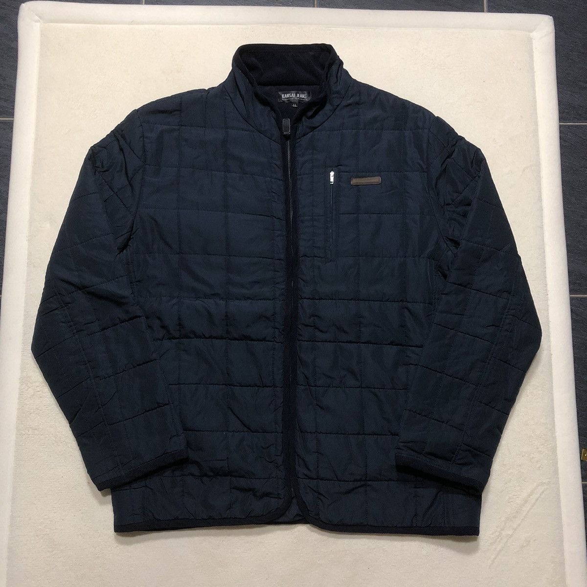 Japanese Brand × Kansai Yamamoto Japanese Designer KANSAI YAMAMOTO Light Puffer Jacket Size US XL / EU 56 / 4 - 1 Thumbnail