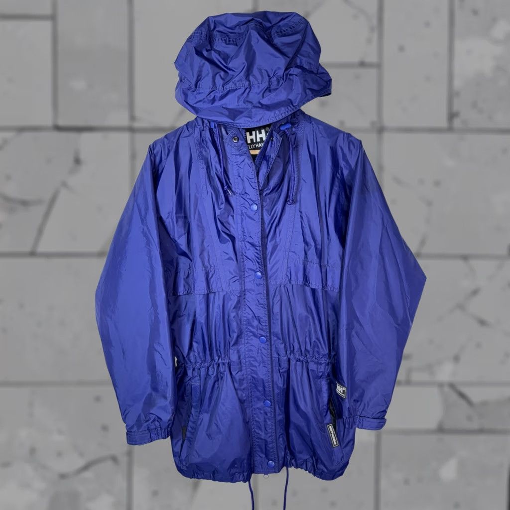 Helly Hansen Helly Hansen Jacket Womens S Blueish/Purple Full Zip Hooded Windbreaker RainCoat Size S / US 4 / IT 40 - 1 Thumbnail