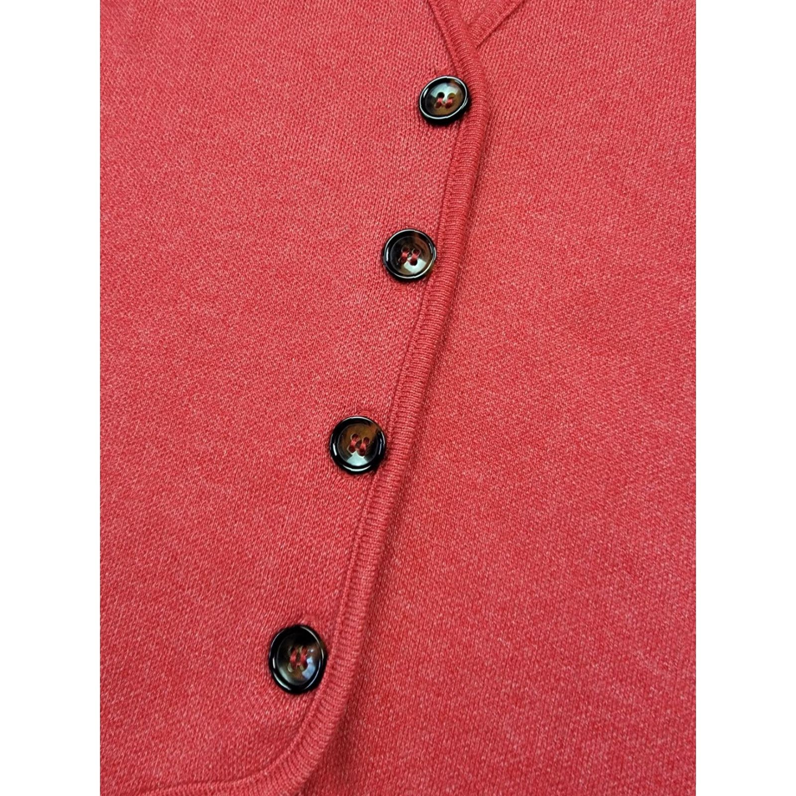 Vintage Maeve Vest Womens XL Red Knit Button Close NWT Adjustable? No Size XL / US 12-14 / IT 48-50 - 4 Thumbnail