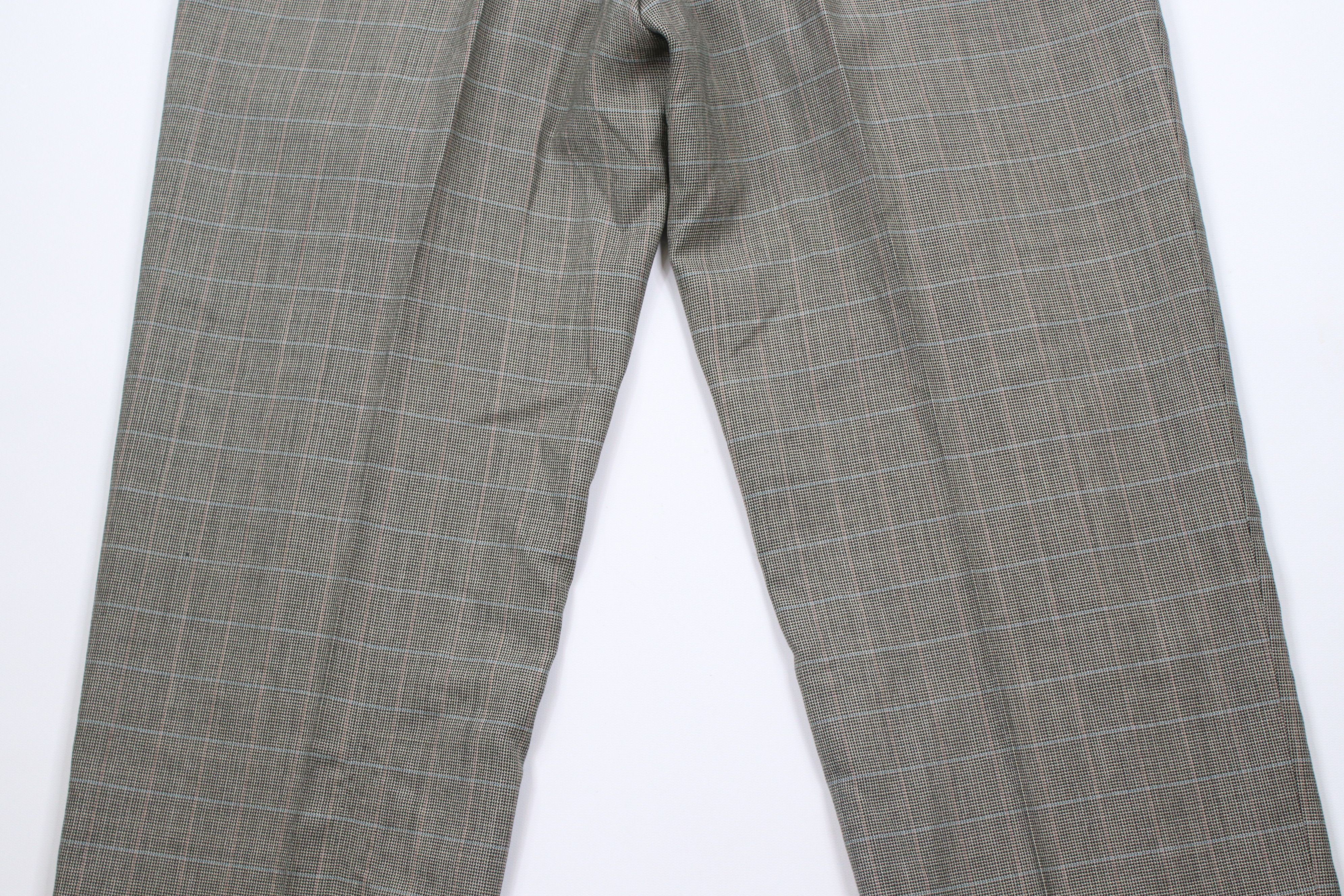 Vintage Vintage 90s Streetwear Wide Leg Chino Pants Houndstooth Size US 34 / EU 50 - 11 Thumbnail