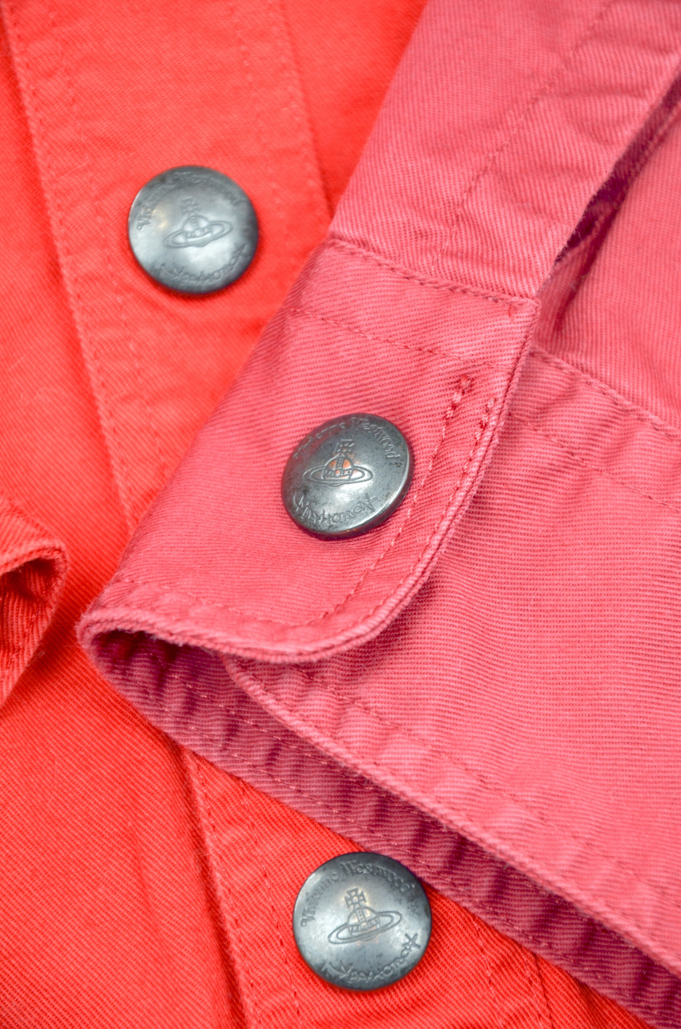 Vivienne Westwood VIVIENNE WESTWOOD Anglomania Red Snap Logo Pocket Overshirt Size US M / EU 48-50 / 2 - 4 Thumbnail