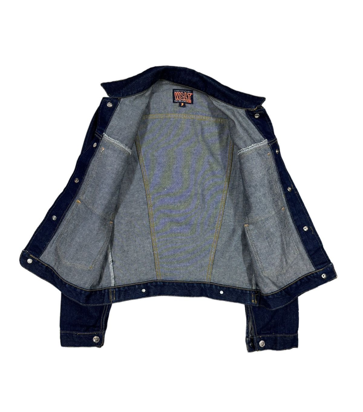 W&LT Vtg🔥Walter Van Beirendonck Wild And Trash Denim Jacket Size US S / EU 44-46 / 1 - 3 Thumbnail