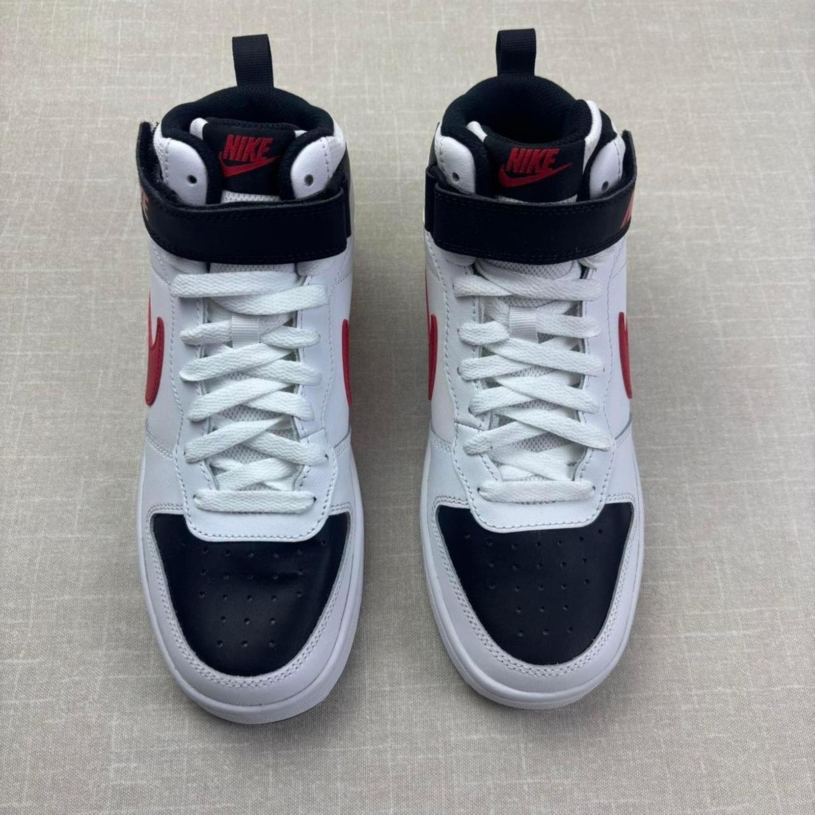 Nike 🌹 Nike Court Borough Mid 2 “White University Red” 7.5W Size US 7.5 / IT 37.5 - 3 Thumbnail