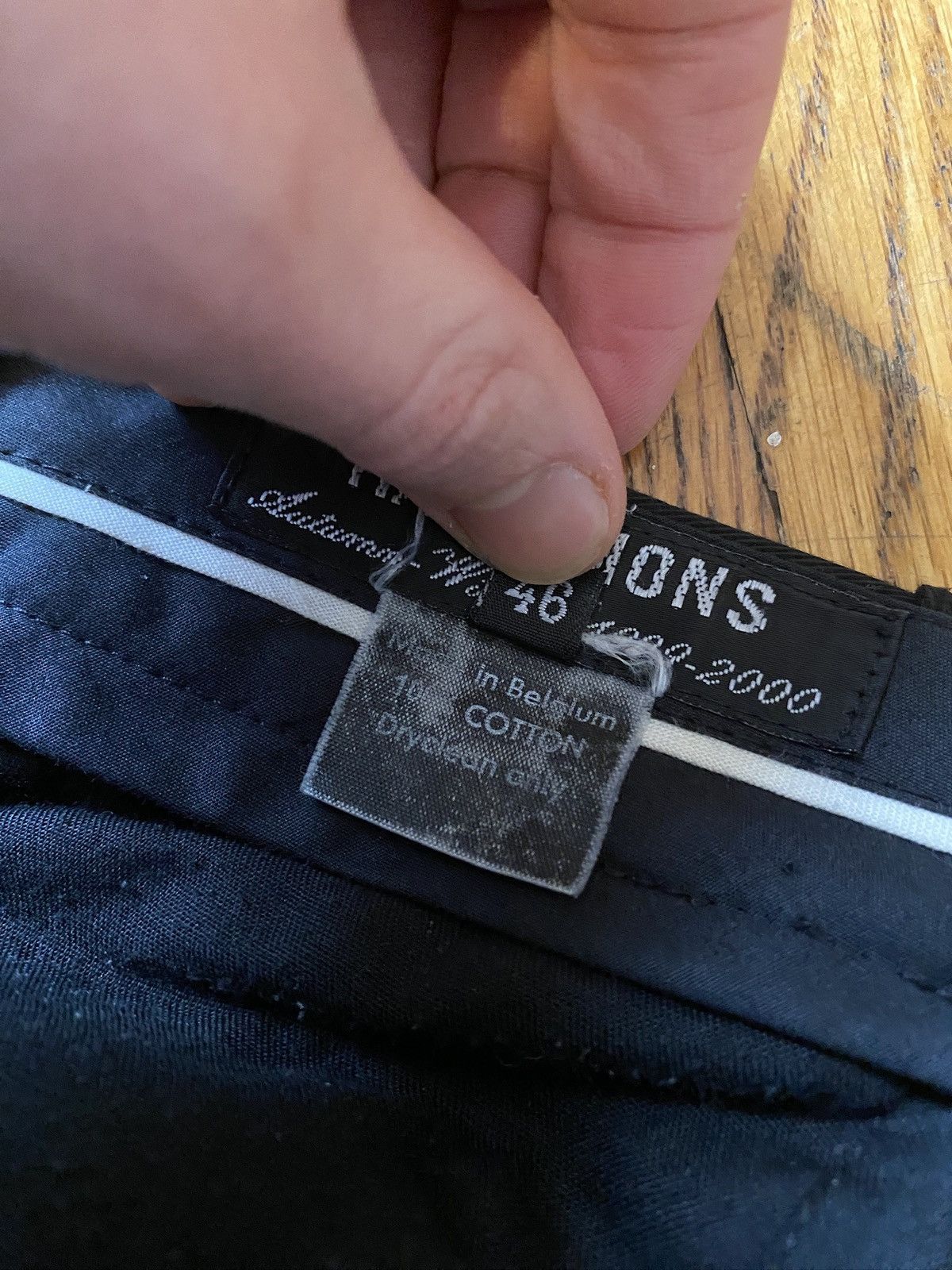 Raf Simons Raf Simons AW99 Black Tuxedo Jeans Size US 28 / EU 44 - 12 Thumbnail